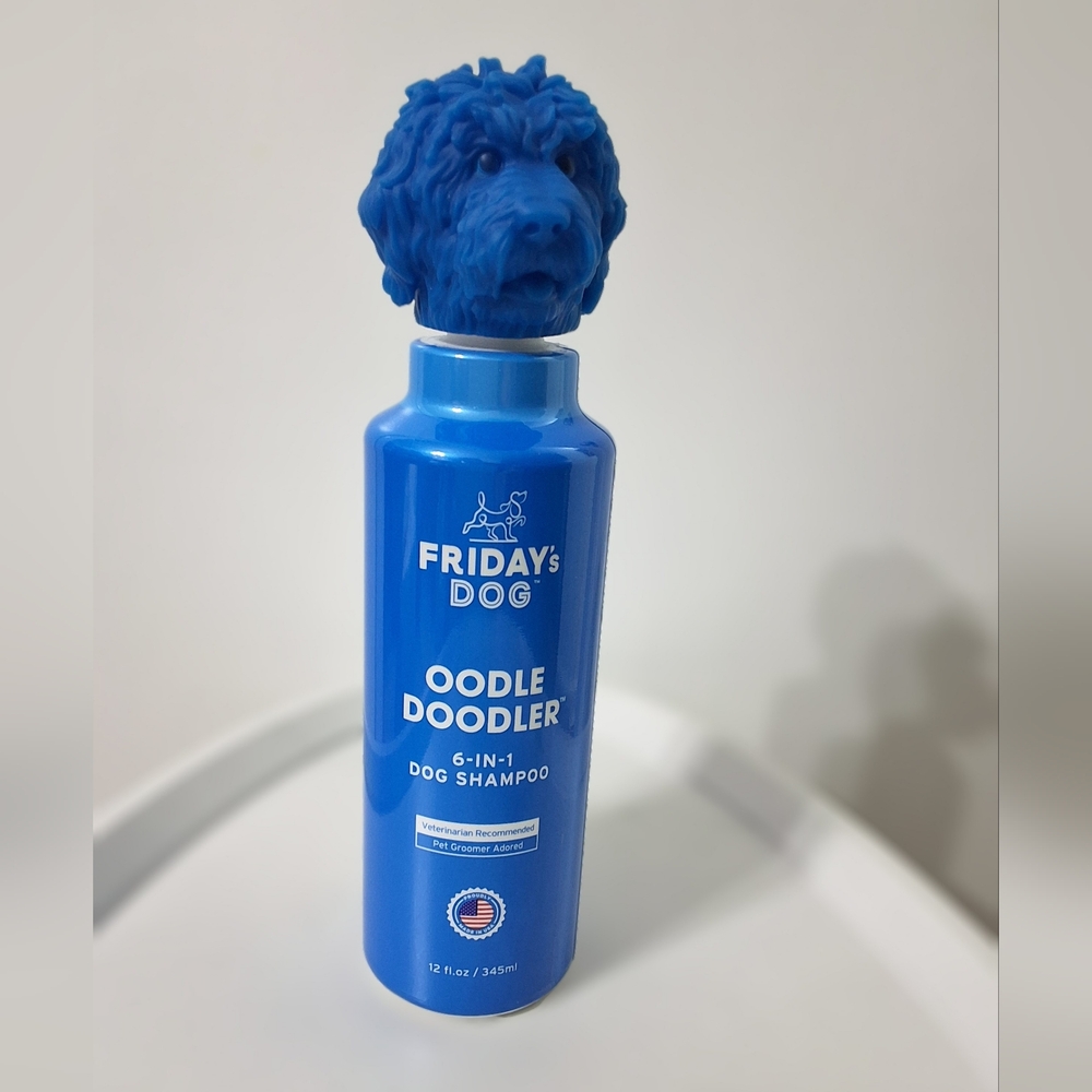 Friday's Dog 6-in-1 Deodorizing Oodle Doodler Dog Shampoo, 12-fl oz bottle, NEW